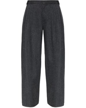Rag & Bone Lawrence Pleated Wool-Blend Pants - Blue