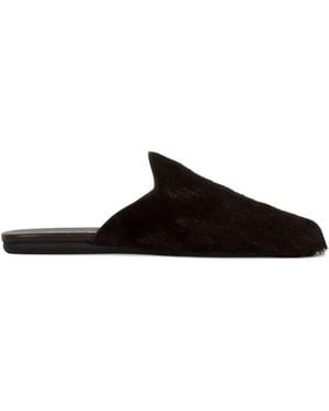 Prada Slipper aus Leder - Schwarz
