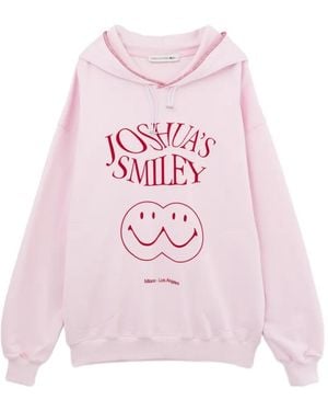 Joshua Sanders Hoodie Mit Grafischem Print - Pink