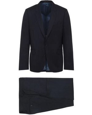 Paul Smith The Soho Pinstripe Wool Suit - Blue