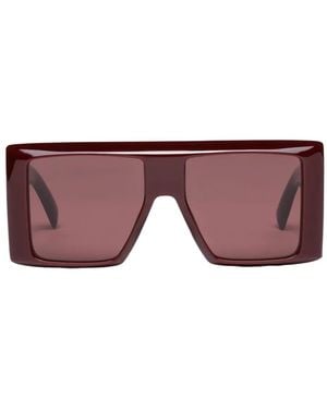 Balmain Occhiali Da Sole B-Stage Squadrati - Viola