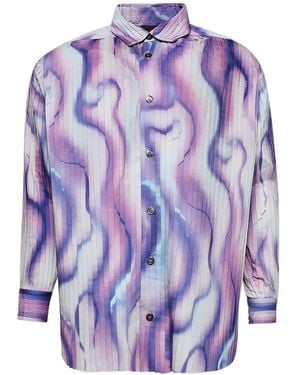 Casella Meyer Camisa con pliegues - Morado