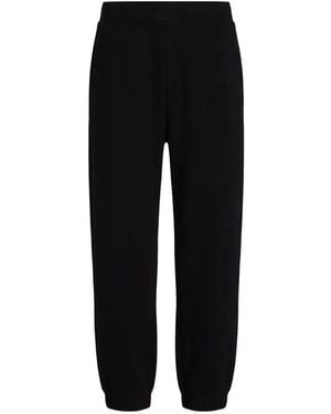 Calvin Klein Logo-Embroidered Track Trousers - Black