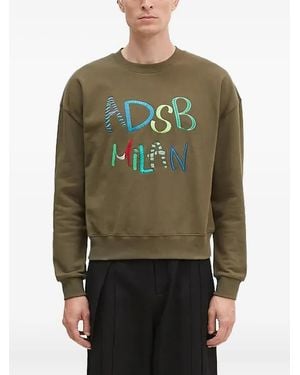 ANDERSSON BELL Sweater Met Geborduurd Logo - Groen