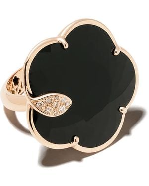 Pasquale Bruni 18Kt Rose Diamond Ton Joli Ring - Black