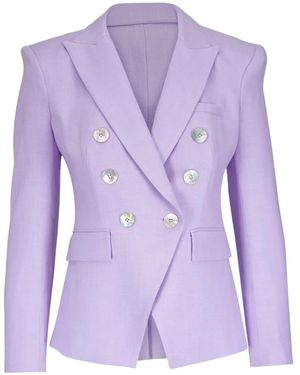 Veronica Beard Miller Dickey Blazer - Purple