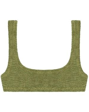 Reina Olga Ginny Bikini Top - Green