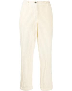 Woolrich Cropped Corduroy Trousers - Natural
