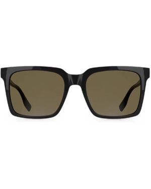 KARL LAGERFELD Lunettes De Soleil À Monture Navigateur Et Logo - Grey