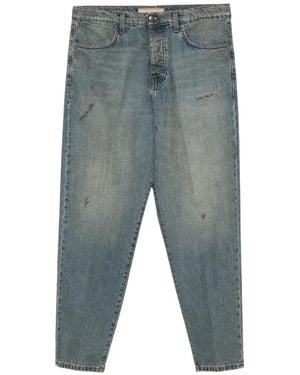 Bonheur Nikko Faded-Effect Straight-Leg Jeans - Grey