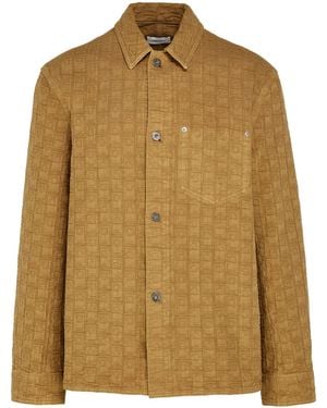 Ferragamo Monogram Shirt - Brown