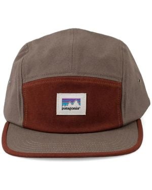 Patagonia Logo-patch Hat - ブラウン