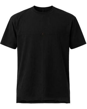 Ma+ Camiseta Con Costuras Cruzadas - Negro