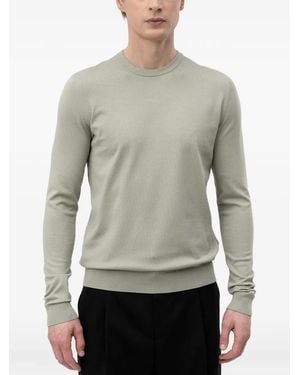 HUGO Logo-Patch Jumper - Grey
