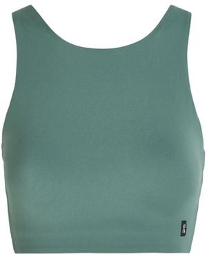 On Shoes Crew-Neck Sports Bra - Green