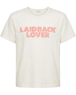 Second/Layer Camiseta Con Eslogan Estampado - Blanco