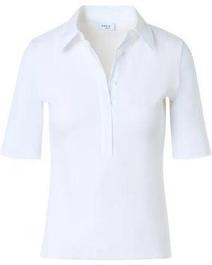 Akris Punto Short-Sleeve Polo Shirt - White
