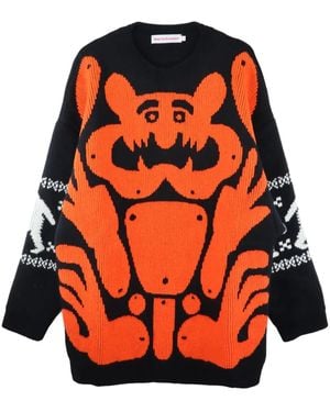 Walter Van Beirendonck Maglione Yeti - Arancione