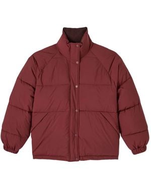 A.P.C. Bordeauxrote Wasserabweisende Steppjacke