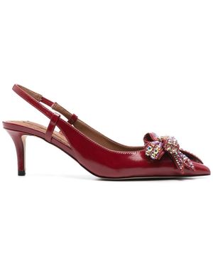 Kurt Geiger Belgravia 65mm スリングバック パンプス - レッド