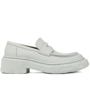 CAMPERLAB Smooth Leather Vamonos Loafers - White