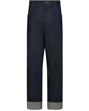Thom Browne Cotton Denim Trouser - Blue