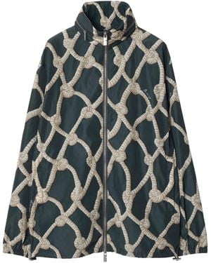 Burberry Knot Print Jacket - Green