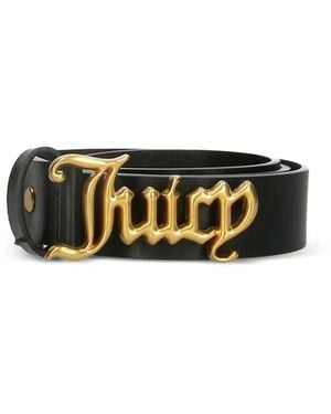 Juicy Couture Logo-Buckle Belt - Black