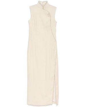 Shiatzy Chen Sleeveless Dress - White