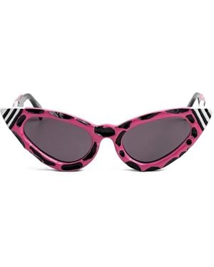 Kuboraum Y3 Cat-Eye Frame Sunglasses - Purple