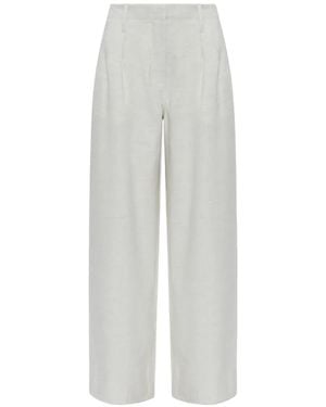 Samsøe & Samsøe Saiben Wide-Leg Pants - White
