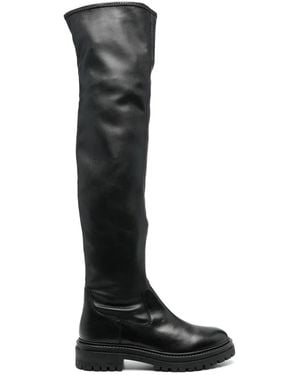 Geox Iridea Over-The-Knee Boots - Black