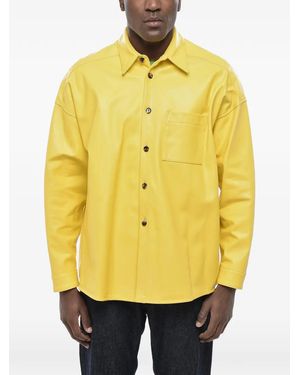 Marni Chest-Pocket Overshirt - Yellow