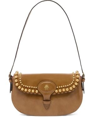 Bally Small Beckett Leather Shoulder Bag - Metallic