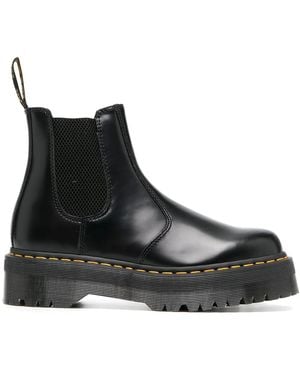 Dr. Martens 2976 Quad Leather Platform Chelsea Boots - Black
