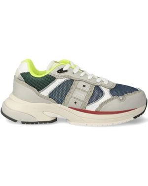 Blauer Eagle 02 Panelled Trainers - Blue