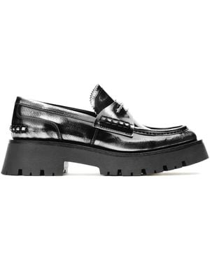 Alexander Wang Loafer mit Profilsohle - Schwarz