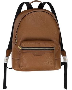 Amiri Pebbled nappa backpack - Braun