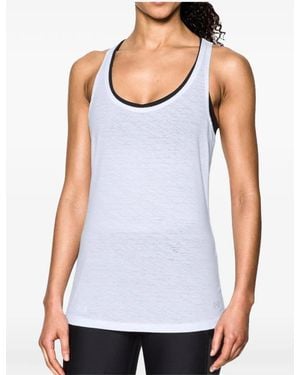Under Armour Skyward Racerback Tank Top - White