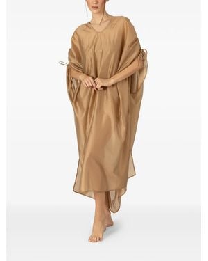 Paramidonna Vall Beach Kaftan Dress - Natural
