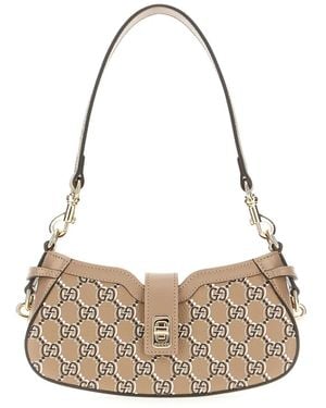 Gucci Mini Moon Side Shoulder Bag - Metallic
