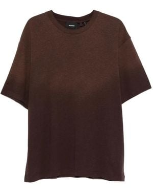 Axel Arigato Bubble Reverse T-Shirt mit rundem Ausschnitt - Braun