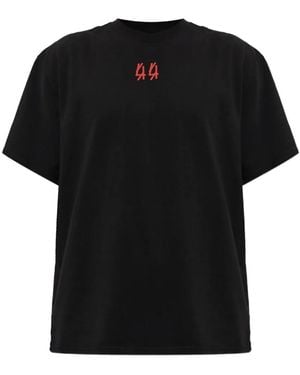 44 Label Group Graphic-Print T-Shirt - Black