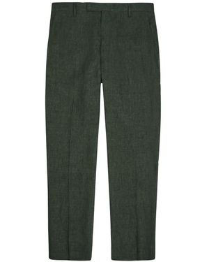 Sunspel Pantalon À Plis Marqués - Green