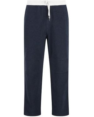 Brunello Cucinelli Drawstring Trousers - Blue