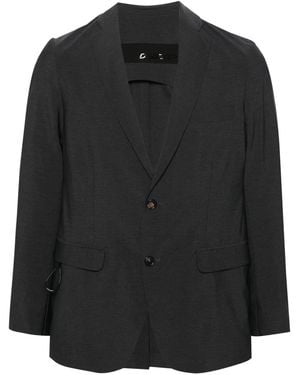 Rrd Single-Breasted Blazer - Black