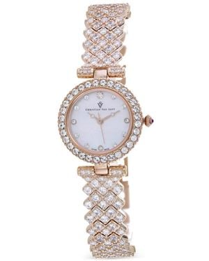 Christian Van Sant Romana 25Mm Watch - White