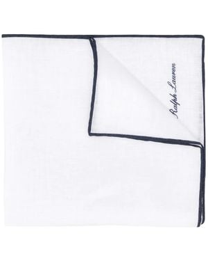 Ralph Lauren Einstecktuch Mit Logo-Stickerei - Weiß