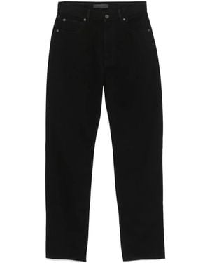 Valentino Garavani Cotton Denim Straight-Leg Jeans - Black