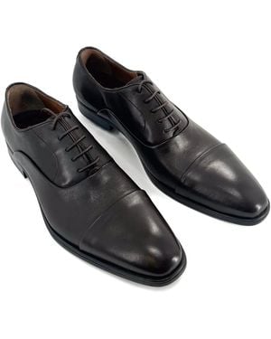 Bruno Magli Maioco "dark Brown" ダービーシューズ - ブラック